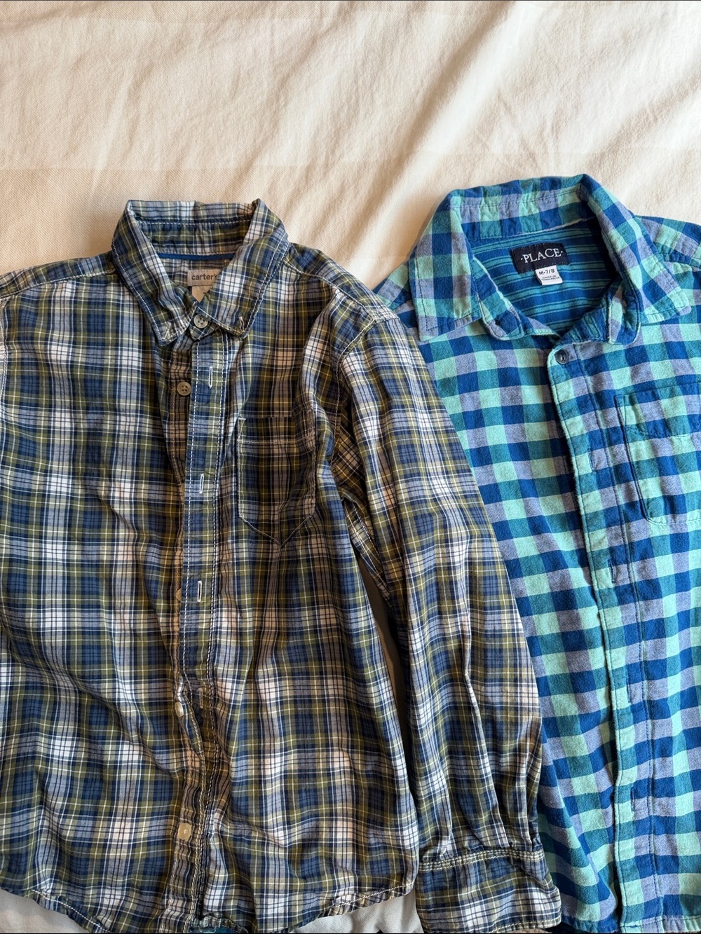 Two boys dress shirts
